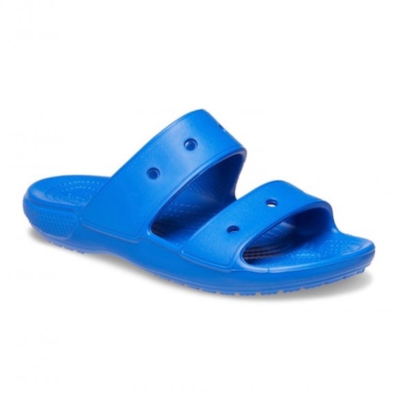 CROCS Vibrant Blue Slide Sandals